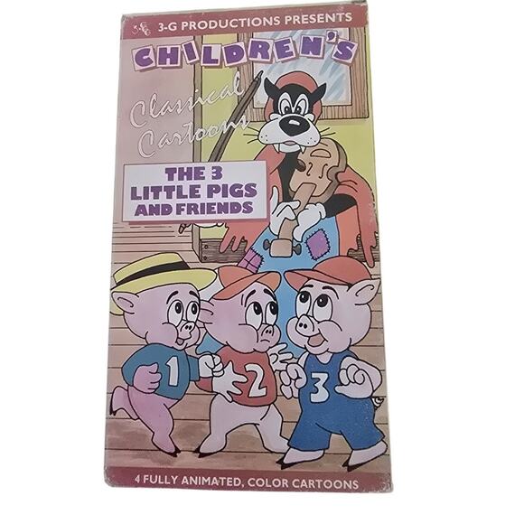 My Favorite Fairytales Volume 2: The Three Little Pigs (VHS, 1988) - Picture 1 of 5